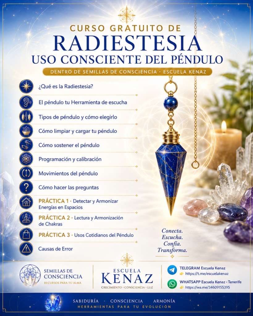 Curso Radiestesia Semillas de Consciencia